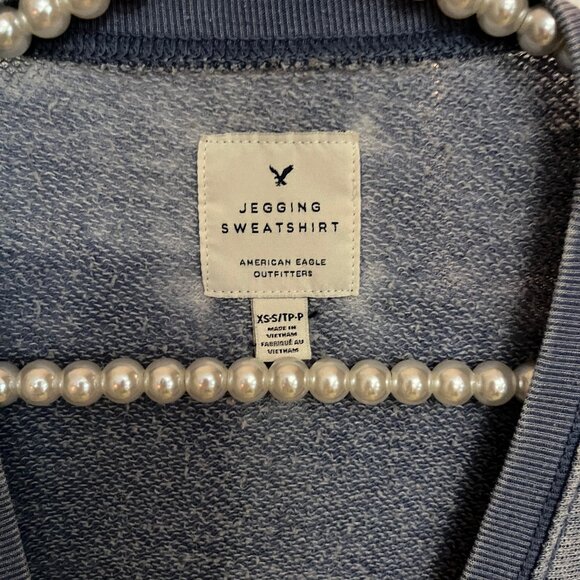 American Eagle Outfitters Lightweight Tunic Jegging Sweatshirt Size XS/S - Picture 2 of 4